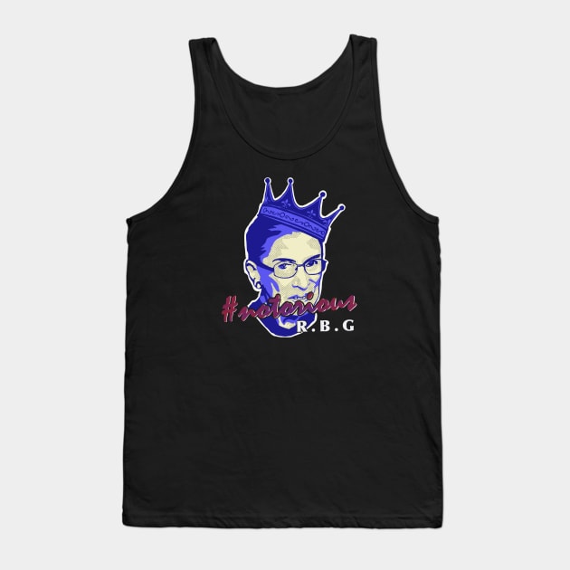 Ruth Bader  Ginsburg Tank Top by MustGoon